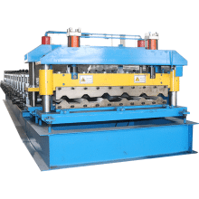 Automatic standing seam metal roof sheets making machine