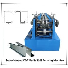 Integrate cz purllin forming machine/ cz type channel steel purlin/metal roll forming machine