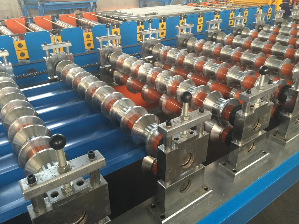 trapezoidal roofing sheet long span roll forming machine 4 Trapezoidal roofing sheet long span machine
