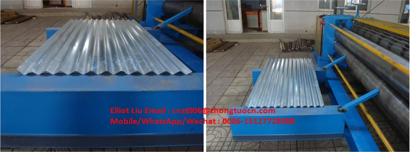Horizontal round wave roll forming machine 5 Horizontal round wave roll forming machine