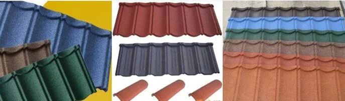 stone coated tile production line D6 Metro Roman Roof Tiles machine stone coated tile production line