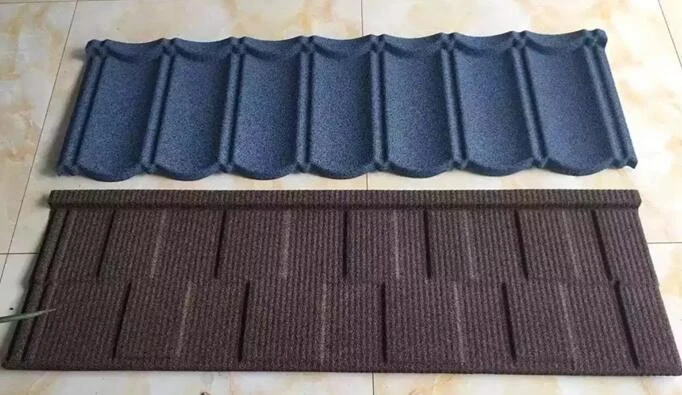 stone coated tile production line D3 Metro Roman Roof Tiles machine stone coated tile production line