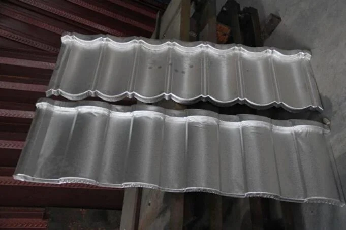stone coated tile production line D11 Metro Roman Roof Tiles machine stone coated tile production line