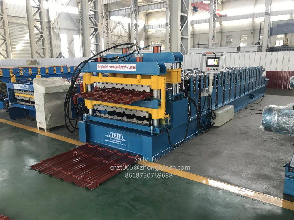 Double layer roofing sheet roll forming machine Double layer roofing sheet roll forming machine