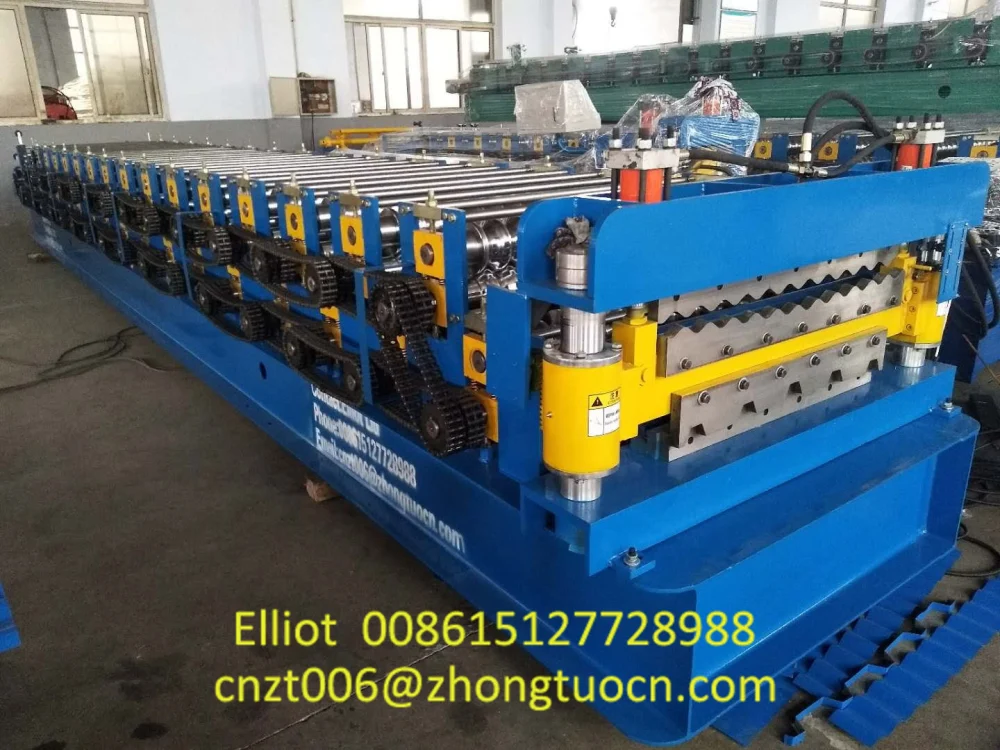 Double Layer Roofing Sheet Machine Produced for South Africa (3) Double Layer Roofing Sheet Machine Produced for South Africa (3)