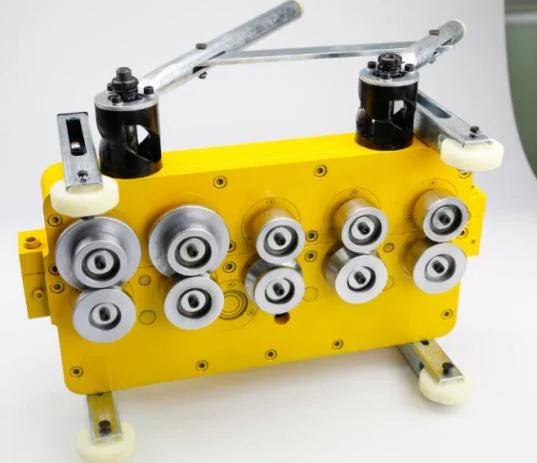 Small portable linear roll forming machine for wall panel or roofing sheet 7 e96f34a75a10eddee09623fa80d5d942 1786097827 zj5s