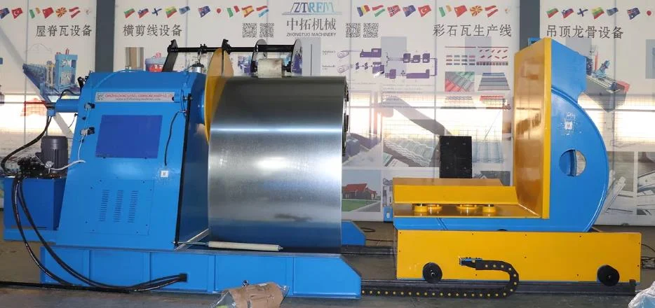 10 ton steel coil tilter upender hydraulic decoiler with loading car turnover uncoiler upbender 2 04e049e5062072c79973bdedd7b97445 1786090450 gVl5