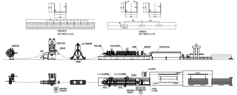 Slotted Deflection Track Roll Forming Machine Metal Stud Manufacturing Light-gauge steel roll formin 7 639166bb09404bf41d1499c096716291 1786094550 DtUF