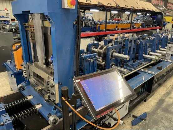 Test report of our fully automatic PLC touch screen sizes adjustment C purlin machine made for our c 18 4dbcd48fef27b68f7619e51edd303f30 1786432352 88Mg