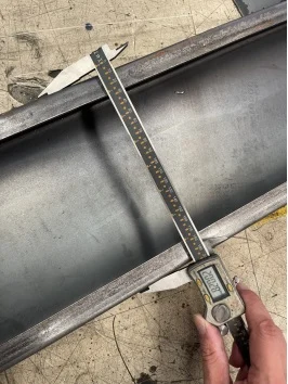 Test report of our fully automatic PLC touch screen sizes adjustment C purlin machine made for our c 13 7b960cb44554d5b2ab899f314739a884 1786432344 NY0l