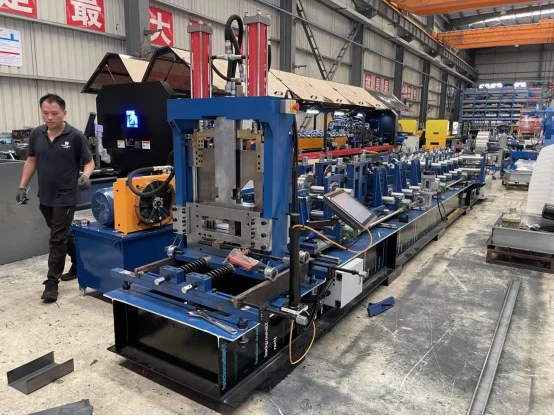 Test report of our fully automatic PLC touch screen sizes adjustment C purlin machine made for our c 17 82e5dbee41ff0bdf43738015f704fa91 1786432351 cqGk