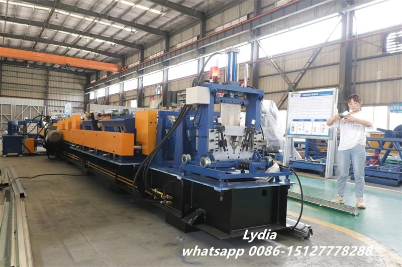 High Speed Automatic Omega Purlin Roll Forming Machine Metal Top Hat Purlin Roll Former 7 hat section machine03 1786088830 yXPu