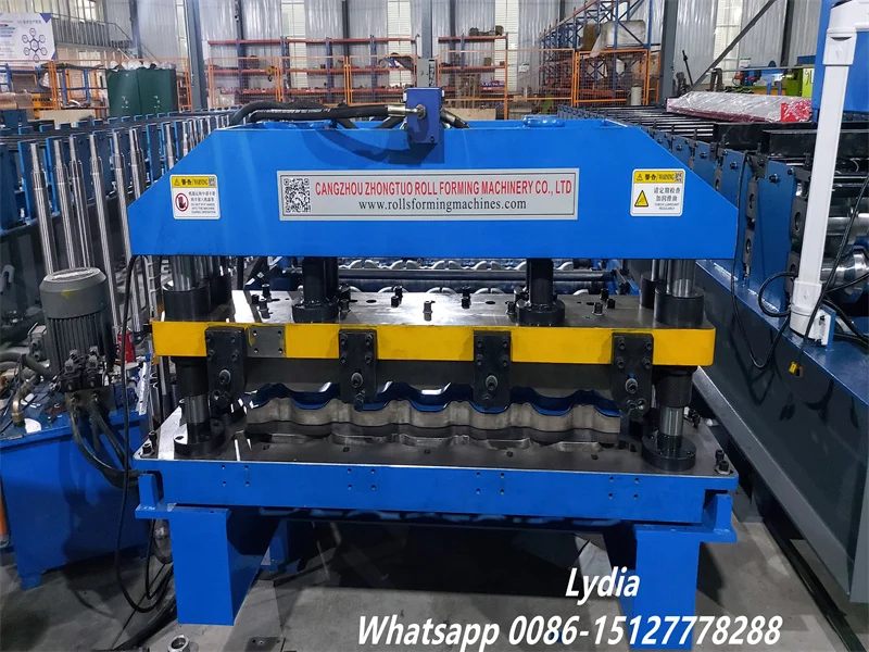 Model 1150 High-Velocity Glazed Tile Roll Forming System Stone Coated Roofing Tile Production Line w 3 d672e1f3481366c9706dc43109e0ad25 1786098806 y4eZ