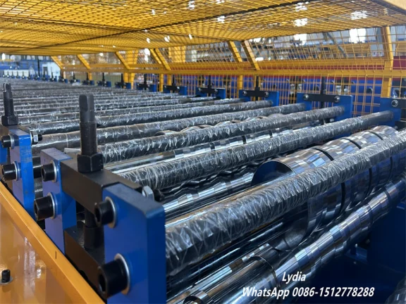High-Performance Roofing Sheet Forming Machine for Chile Double Layer Design, 20m/min Speed 4 3c8c5a68aa22fe76fa8fca7491a7a47f31486760d8b950ed5465fd641d8293d0 1786099271