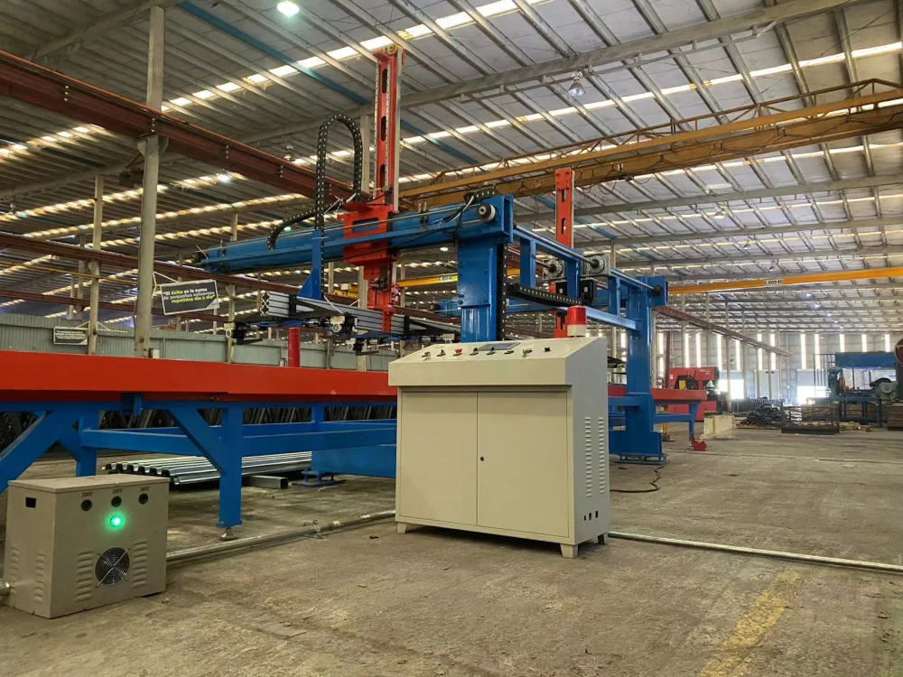 Mexico Floor Deck Roll Forming Machine with 10T Hydraulic Decoiler and Automatic Servo Stacker 3 26251db39bb83905994846e66ff112e6 1786090498 80Se