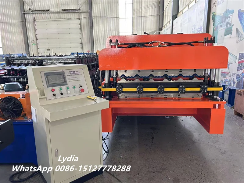 Africa Double Layer Roof Sheet Roll Forming Machine Step Tile & Trapezoidal Tile Maker 2 ca1cd13ac52f84338b354ee1ecf09324 1786099293 cQHE