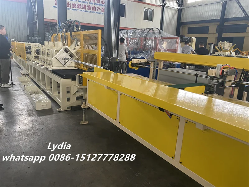 Zhongtuo Exterior Slotted Track Roll Forming Machine Fire-Rated Deflection Machine 5 Slotted deflection track roll forming machine for head-of-wall systems with integrated slot forming and flying cut-off