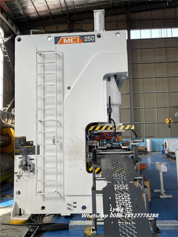 Automatic Steel Scaffold Walk Board Roll Forming Machine High Efficiency Durable Machine 10 Automatic Steel Scaffold Board Making Machine
