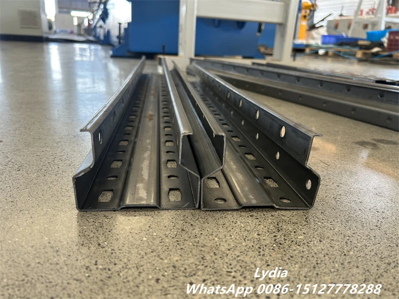 Automatic Storage Rack Upright Roll Forming Machine for Supermarket & Warehouse Shelving 3 storage rack upright punching and roll forming machine
