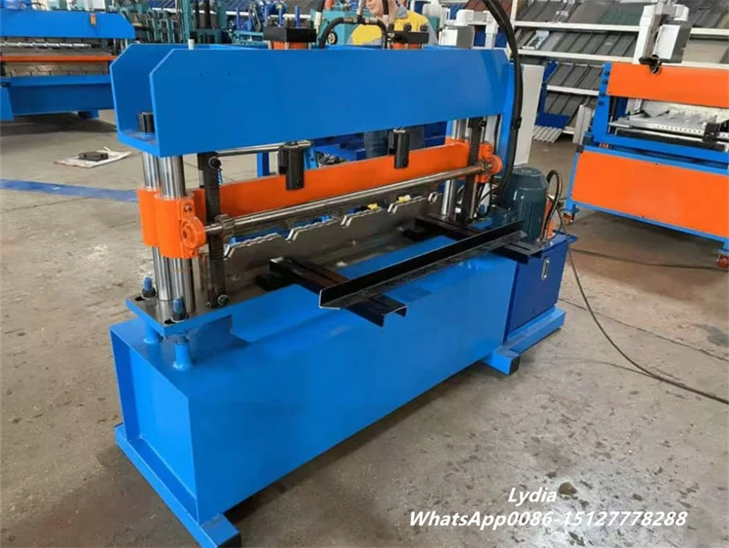 Double Layer AG & PBR Roll Forming Machine for Metal Roofing Sheet Production 8 PBR and AG panel ridge cap bending
