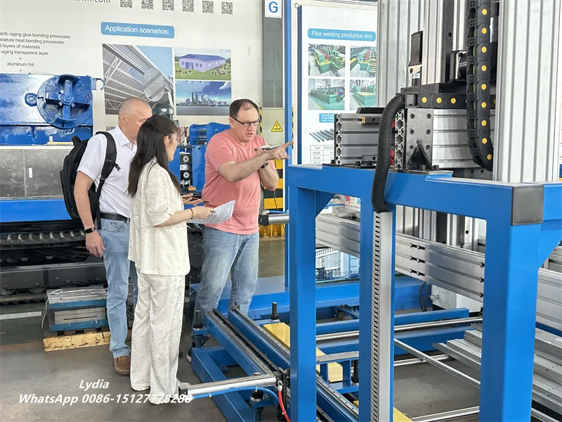 Technical meeting for customized Steel Stud Roll Forming Machine solution with Belarus client