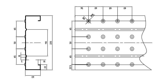 Heavy Duty Scaffold Metal Plank Roll Forming Machine 2 SCAFFOLD PLANK PROFILE.png