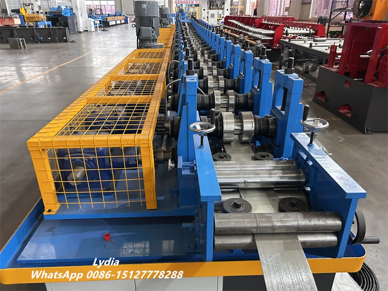Solar Panel Mounting Bracket Roll Forming Machine PV Solar Racking Profile Production Line 5 Hydraulic decoiler for solar bracket roll forming machine