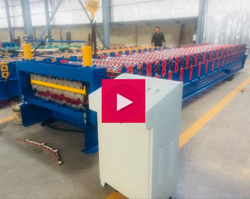 Double layer roll forming machine