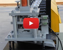 Shutter doors roll forming machine