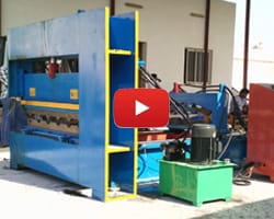 Hydraulic crimping roll forming machine