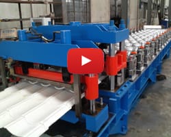 roofing tile glazed tile roll forming machine 