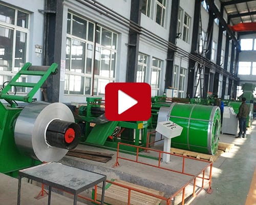 Zhongtuo cut to length machine for Russian customer 