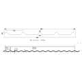 ZT840 roof wall sheet roll forming machine