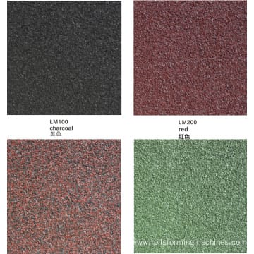 Color stone supply for stone coated roofing tile production line