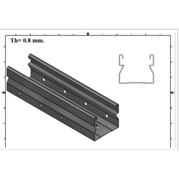 Light duty upright pillar roll forming machine