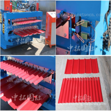 Double deck roll forming machine