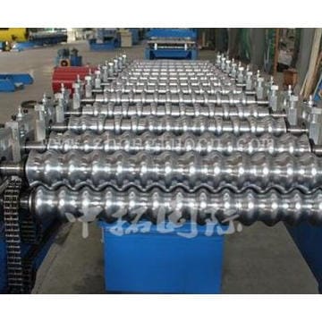 Colored steel roof panel corrugated roll forming machine