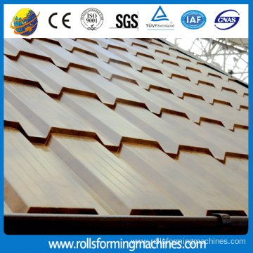 Glazed Tile Roofing Sheet Panel Roll Forming Machine