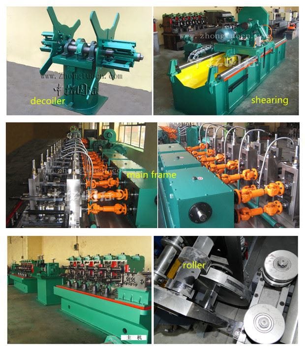 details of carbon steel pipe machine