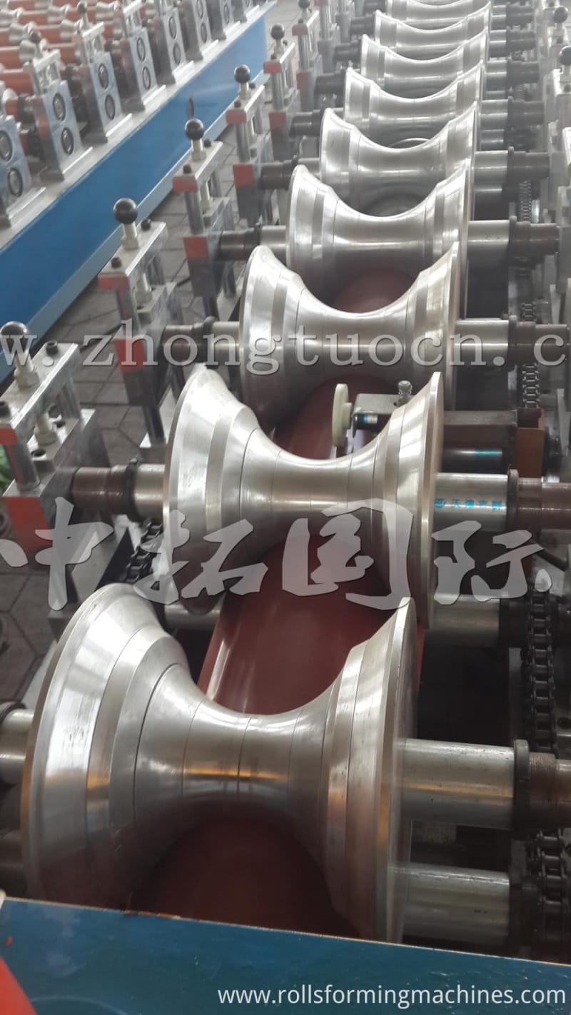 Metal Ridge Cap Tile Making Machine 05)