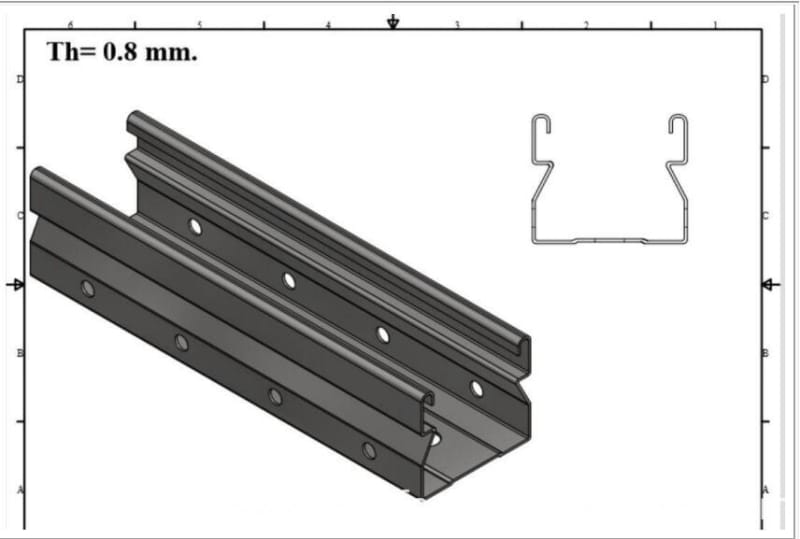 upright drawing profile