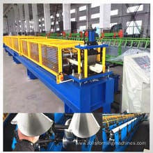 G550 steel rain gutter roll forming machine