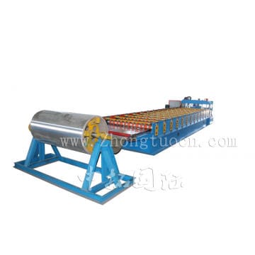 Arc Bias Glazed Tile Roll Forming Machine