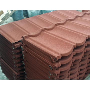 Color stone supply for stone coated roofing tile production line