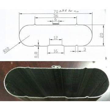 Interlocked Oval Pipe Making Machine Middle Plate Frame