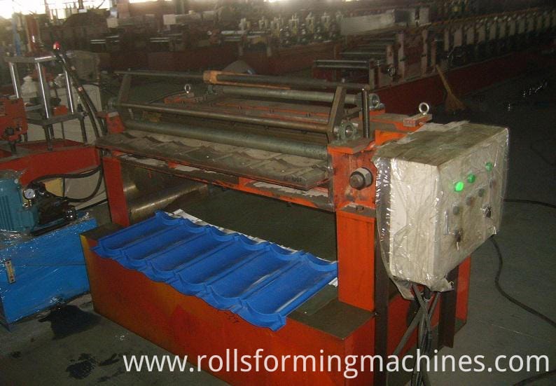 Lace Shearing Machine for Stone Covered Metal Roofing Machine