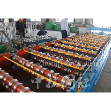 Arc Bias Glazed Tile Roll Forming Machine