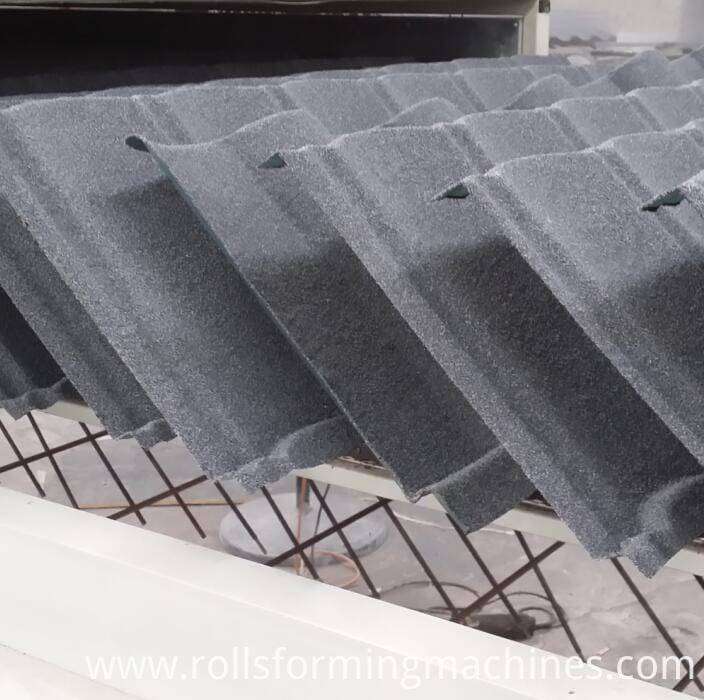 Metro Roman Roof Tiles machine stone coated tile production line 