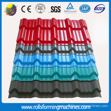 PPGI Glazed Tile Forming Machine