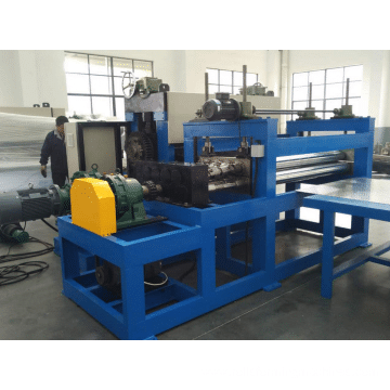 Metal sheet embossing machine